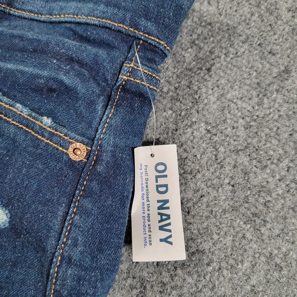 Old Navy Cut Off Shorts‎ Women 6 Sky-Hi A-Line High Rise Factory Distressed NWT
